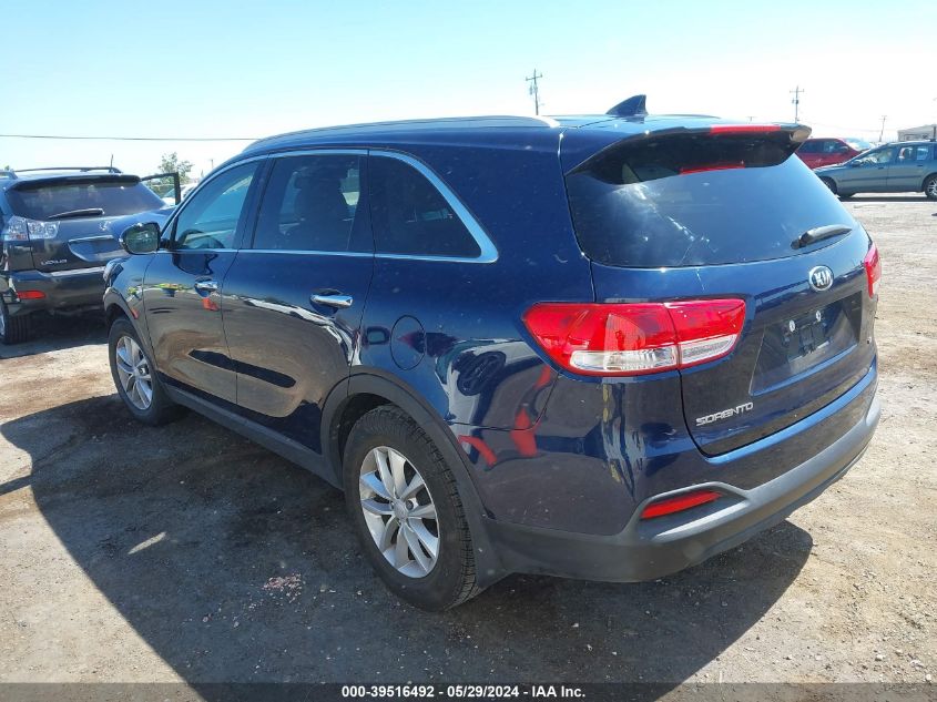 2018 Kia Sorento 3.3L Lx VIN: 5XYPG4A58JG397920 Lot: 39516492