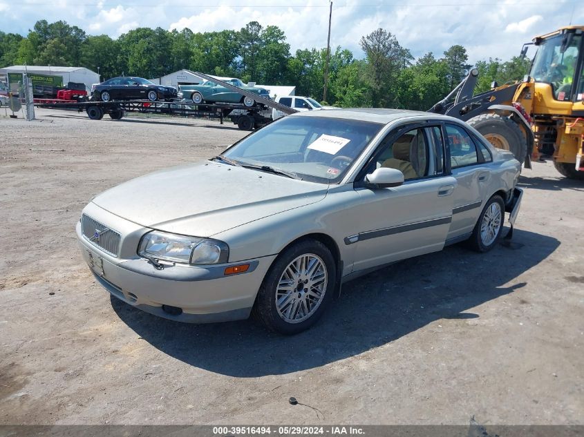 2001 Volvo S80 2.9 VIN: YV1TS94D711193990 Lot: 39516494