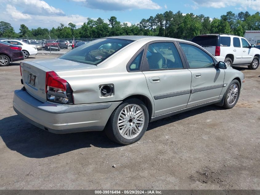 2001 Volvo S80 2.9 VIN: YV1TS94D711193990 Lot: 39516494