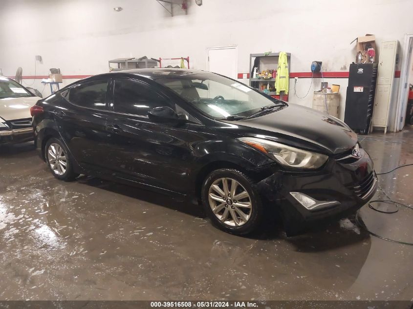 2014 Hyundai Elantra Se VIN: KMHDH4AE8EU111919 Lot: 39516508