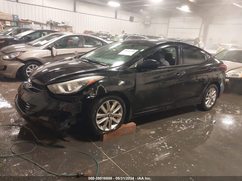 2014 Hyundai Elantra Se VIN: KMHDH4AE8EU111919 Lot: 39516508