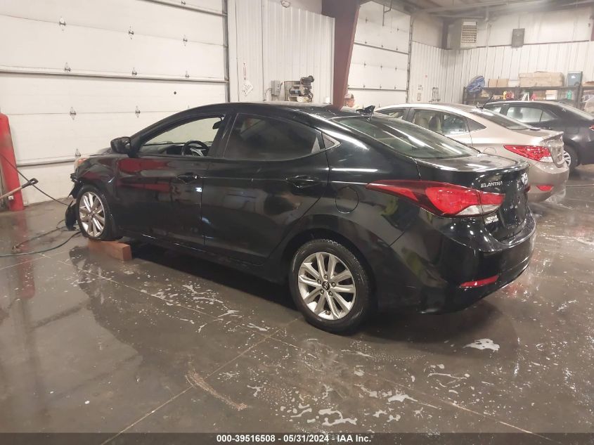 2014 Hyundai Elantra Se VIN: KMHDH4AE8EU111919 Lot: 39516508