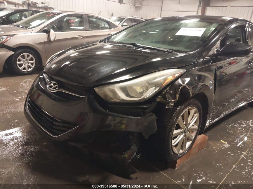 2014 Hyundai Elantra Se VIN: KMHDH4AE8EU111919 Lot: 39516508