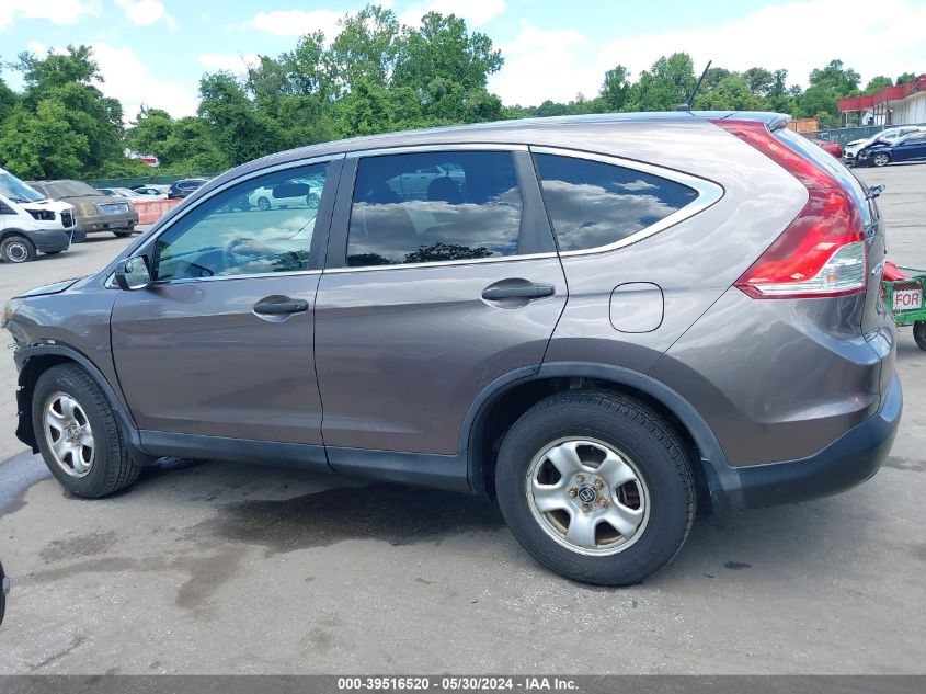 2013 Honda Cr-V Lx VIN: 5J6RM4H30DL072526 Lot: 39516520