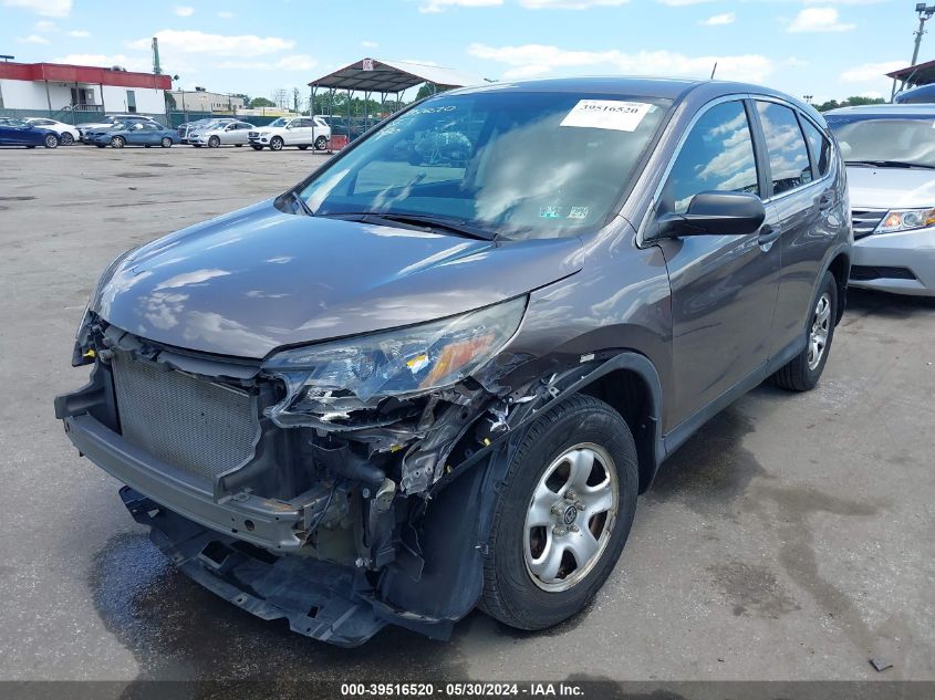 2013 Honda Cr-V Lx VIN: 5J6RM4H30DL072526 Lot: 39516520