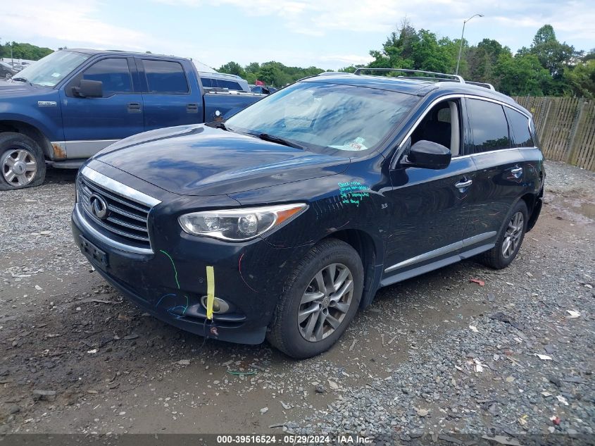 2014 Infiniti Qx60 VIN: 5N1AL0MM3EC508148 Lot: 39516524