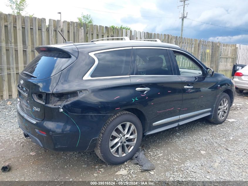 2014 Infiniti Qx60 VIN: 5N1AL0MM3EC508148 Lot: 39516524