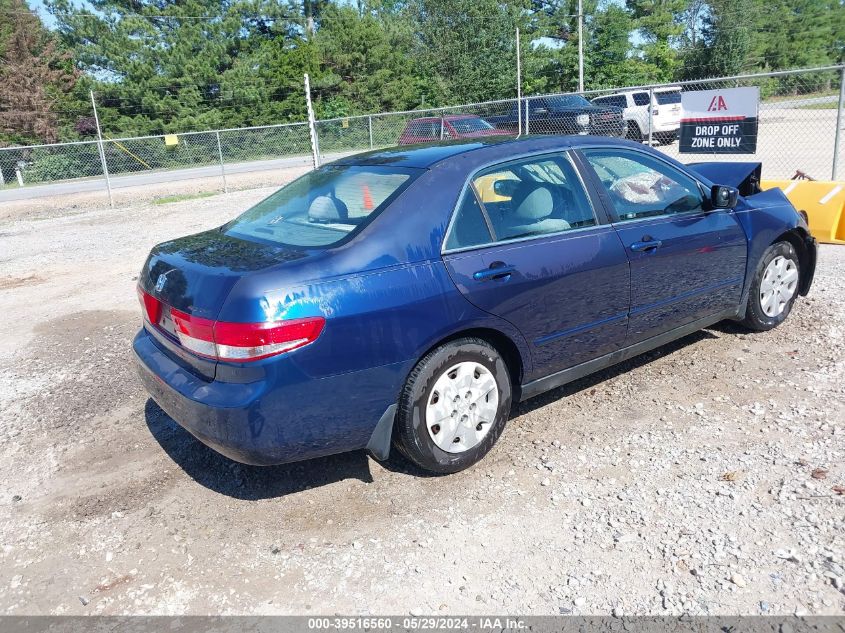 2003 Honda Accord 2.4 Lx VIN: 1HGCM56363A046481 Lot: 39516560