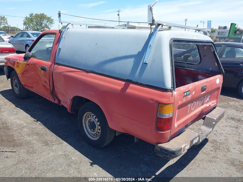 1989 Toyota Pickup 1/2 Ton Sht Wheelbase Dlx VIN: JT4RN81P1K0028590 Lot: 39516570
