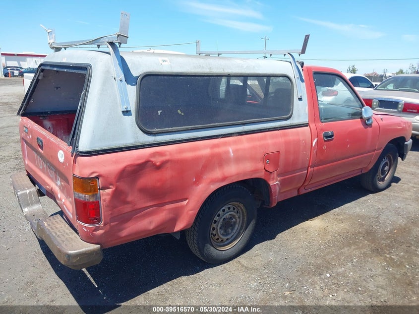 1989 Toyota Pickup 1/2 Ton Sht Wheelbase Dlx VIN: JT4RN81P1K0028590 Lot: 39516570