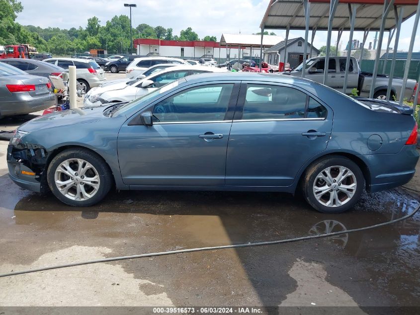 2012 Ford Fusion Se VIN: 3FAHP0HA6CR183958 Lot: 39516573