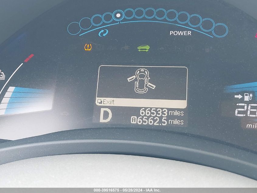 2012 Nissan Leaf Sv VIN: JN1AZ0CP5CT025811 Lot: 39516575