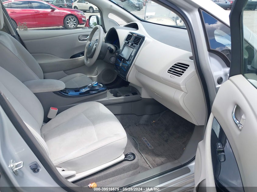 2012 Nissan Leaf Sv VIN: JN1AZ0CP5CT025811 Lot: 39516575