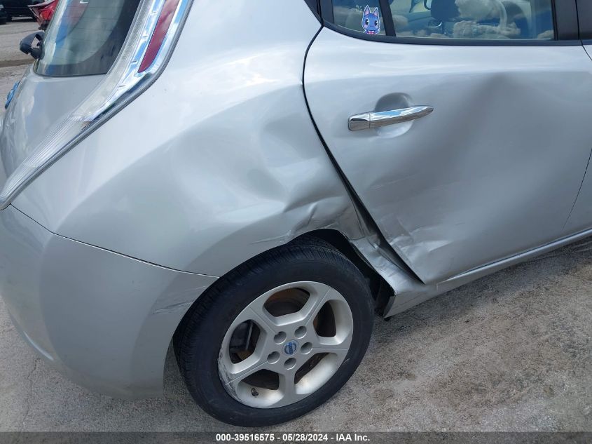 2012 Nissan Leaf Sv VIN: JN1AZ0CP5CT025811 Lot: 39516575