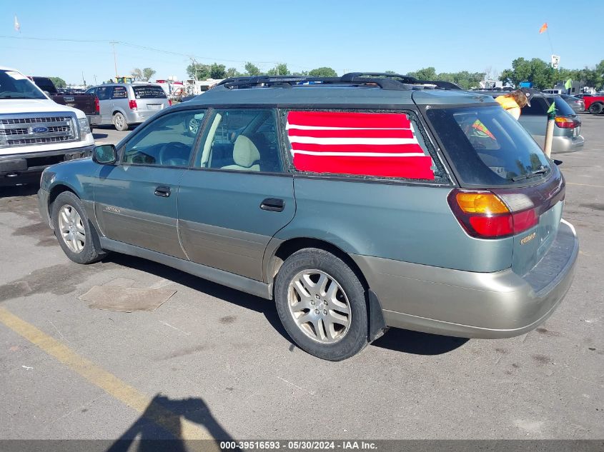 2003 Subaru Outback VIN: 4S3BH675337606880 Lot: 39516593