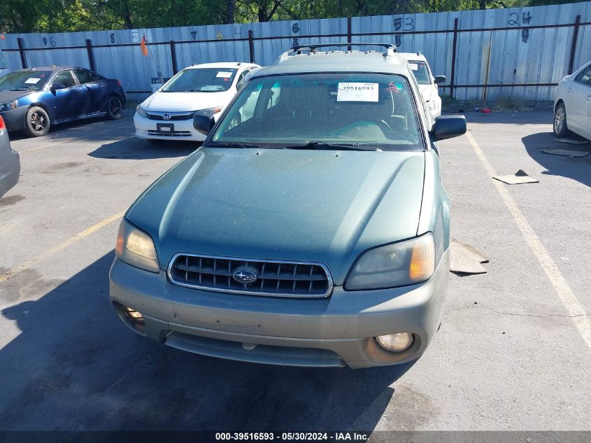 2003 Subaru Outback VIN: 4S3BH675337606880 Lot: 39516593