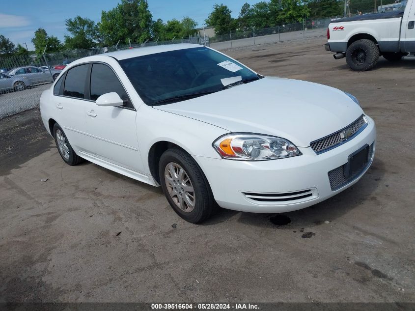 2012 Chevrolet Impala Ls VIN: 2G1WF5E32C1221383 Lot: 39516604