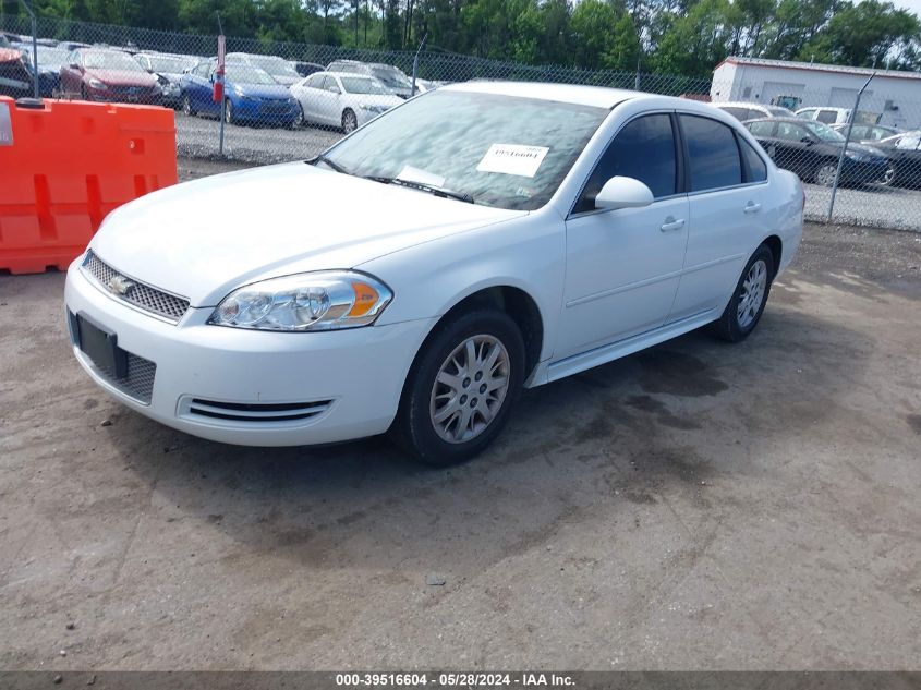 2012 Chevrolet Impala Ls VIN: 2G1WF5E32C1221383 Lot: 39516604