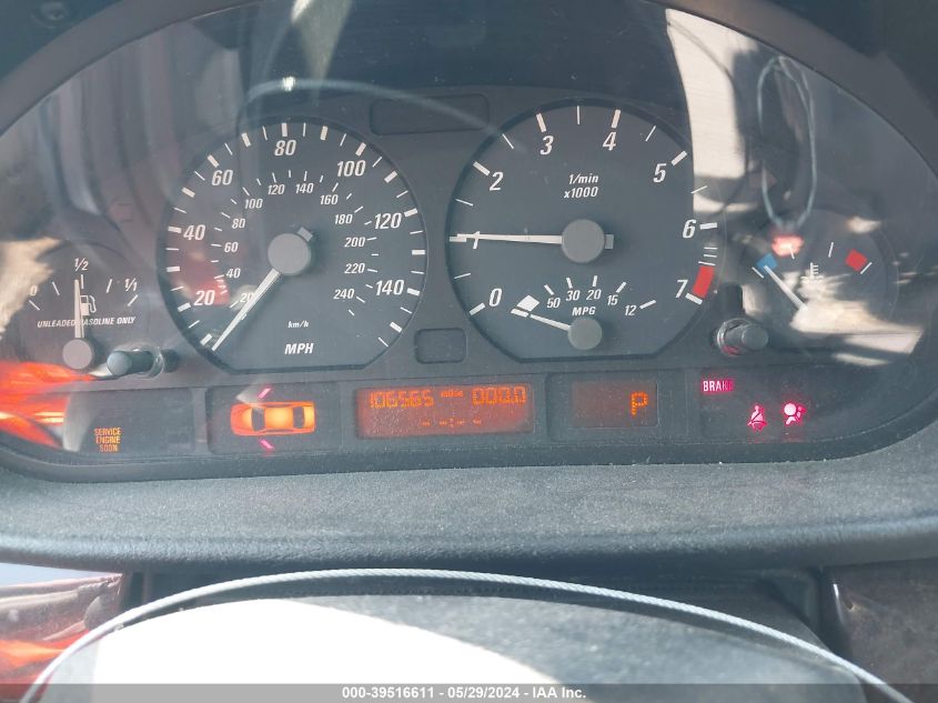 2004 BMW 325Ci VIN: WBABW33454PL29522 Lot: 39516611