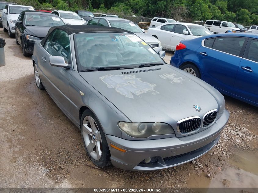 2004 BMW 325Ci VIN: WBABW33454PL29522 Lot: 39516611