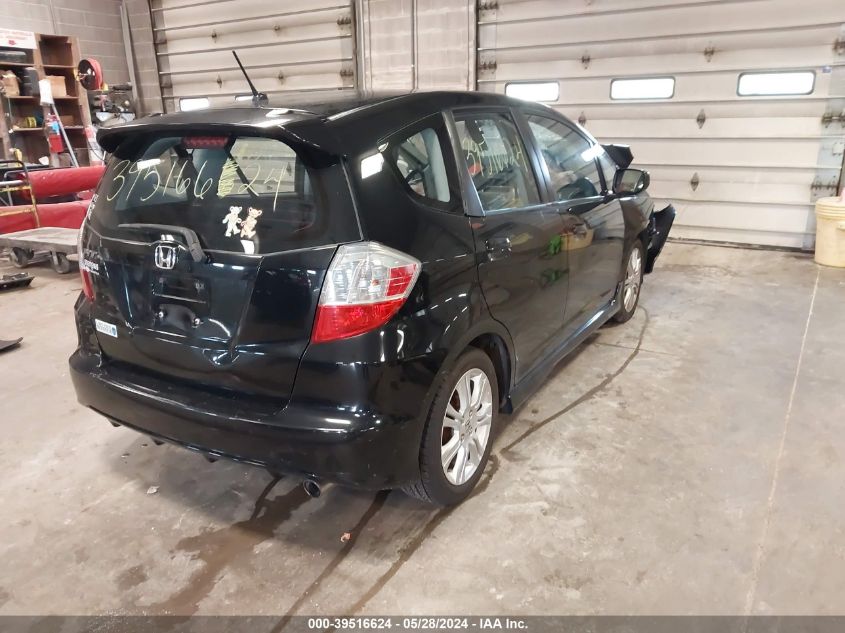 2009 Honda Fit Sport VIN: JHMGE88439S003710 Lot: 39516624