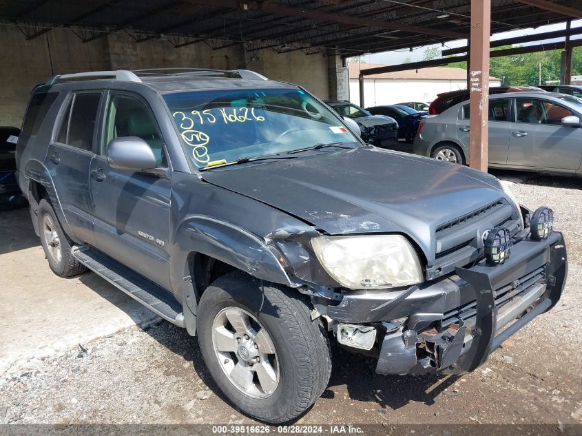 2004 Toyota 4Runner Limited V6 VIN: JTEBU17R640053827 Lot: 39516626