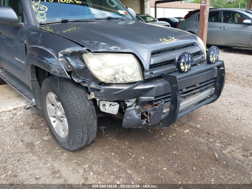 2004 Toyota 4Runner Limited V6 VIN: JTEBU17R640053827 Lot: 39516626