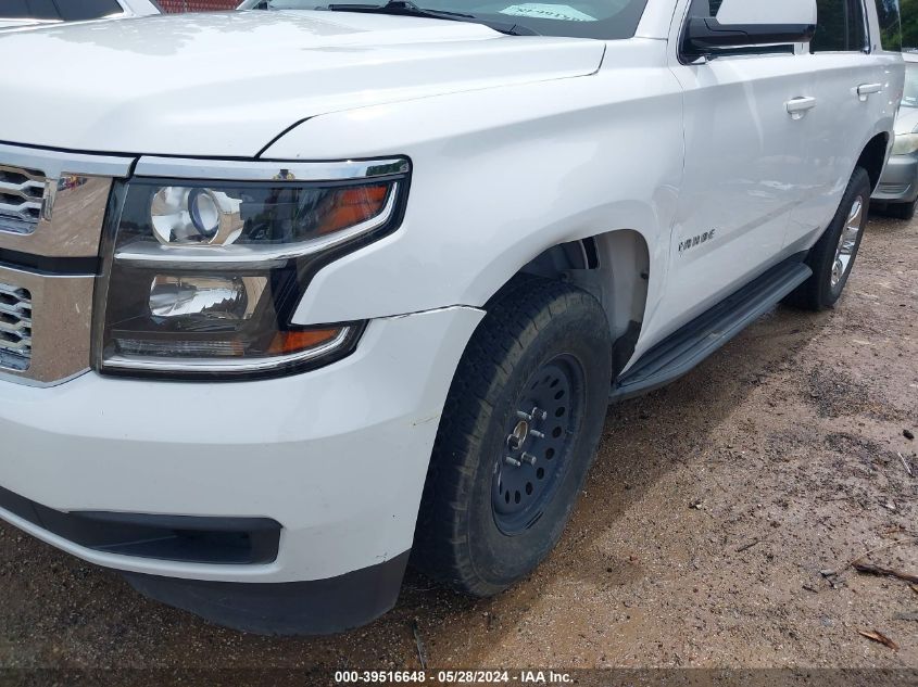 2017 Chevrolet Tahoe Lt VIN: 1GNSCBKCXHR186602 Lot: 39516648