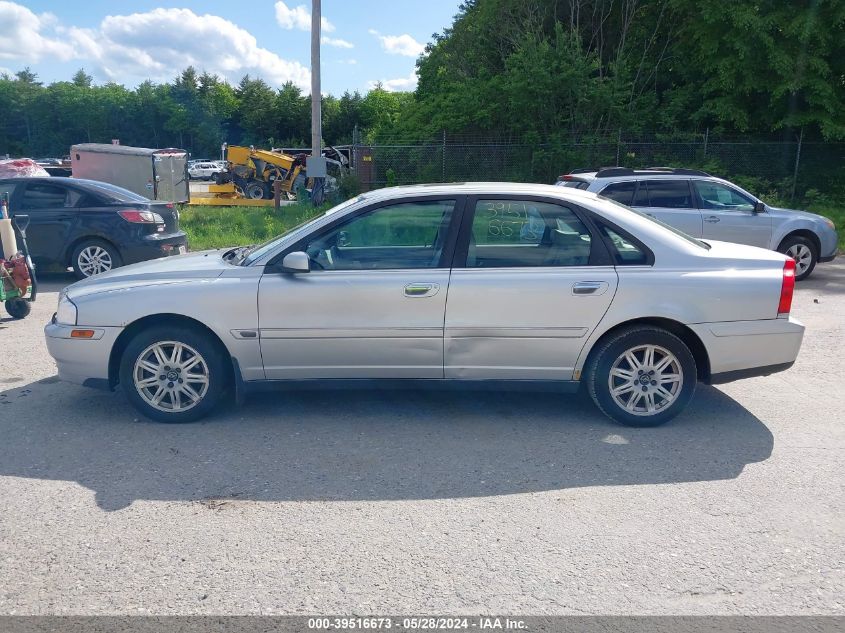 2004 Volvo S80 2.5T VIN: YV1TS59H341378241 Lot: 39516673