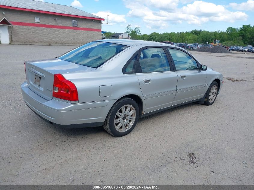 2004 Volvo S80 2.5T VIN: YV1TS59H341378241 Lot: 39516673