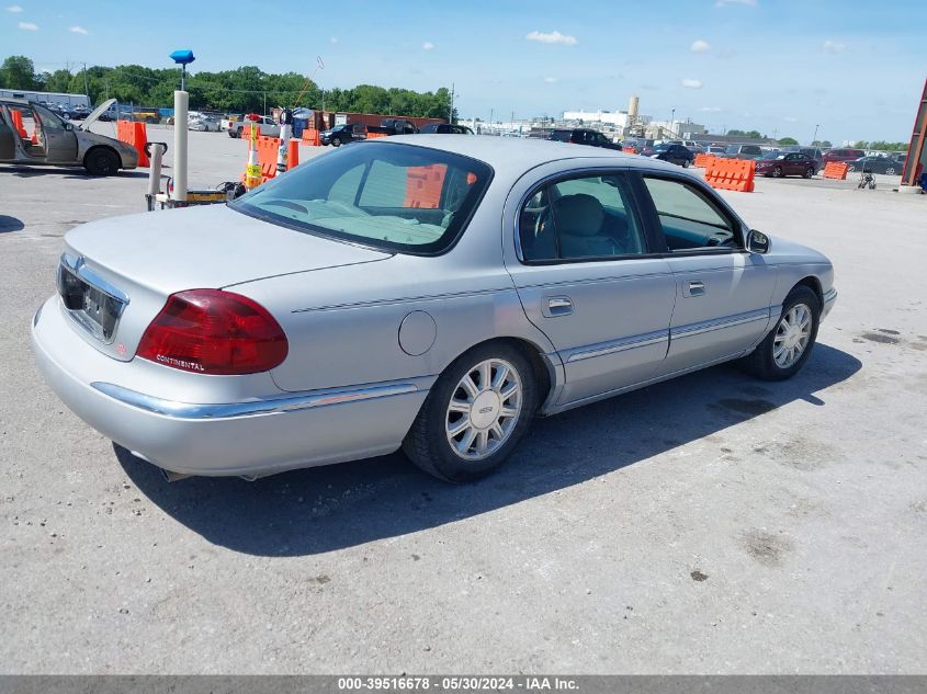 2000 Lincoln Continental VIN: 1LNHM97V8YY925440 Lot: 39516678