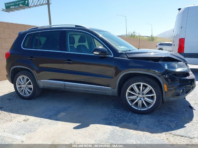 2014 Volkswagen Tiguan Sel VIN: WVGAV3AX0EW560491 Lot: 39516700