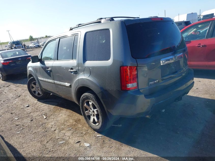 2009 Honda Pilot Touring VIN: 5FNYF48889B030431 Lot: 39516705