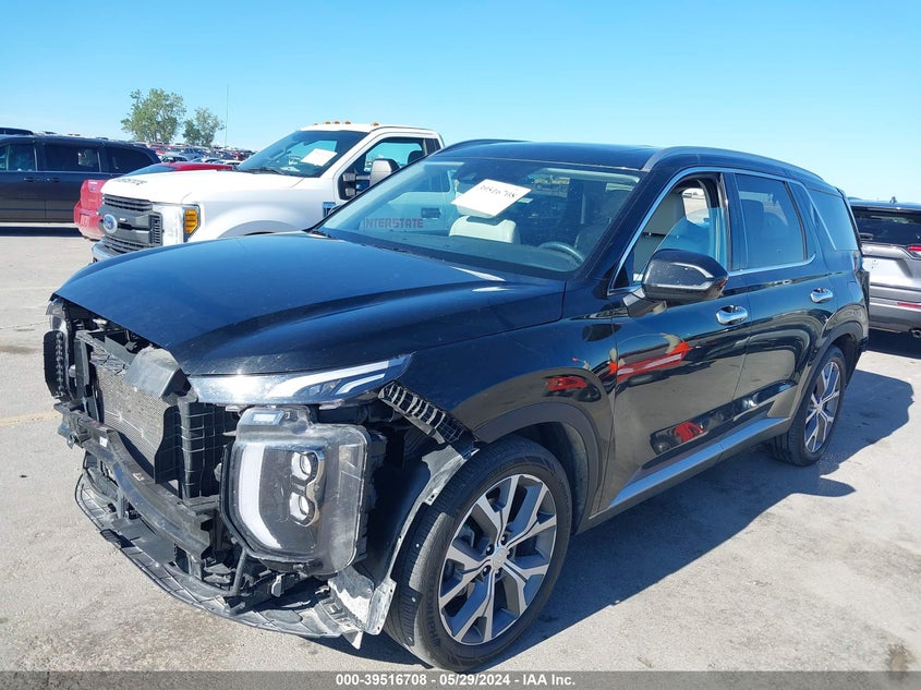 2022 Hyundai Palisade Sel VIN: KM8R4DHE3NU347059 Lot: 39516708