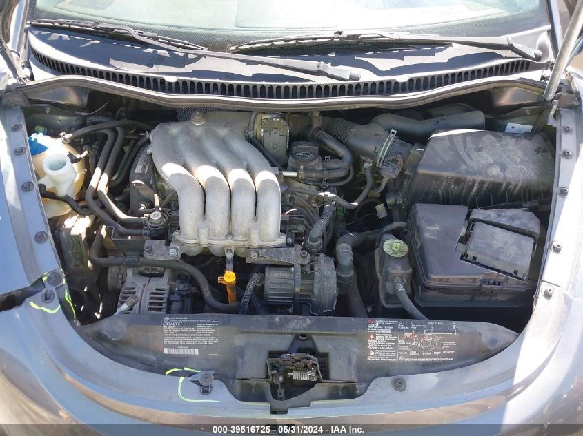 2003 Volkswagen New Beetle Gls 2.0L VIN: 3VWCK21C63M401109 Lot: 39516725