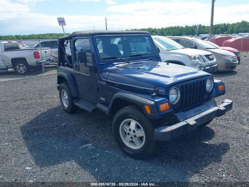 2001 Jeep Wrangler Se VIN: 1J4FA29P71P355625 Lot: 39516728