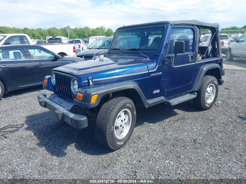 2001 Jeep Wrangler Se VIN: 1J4FA29P71P355625 Lot: 39516728