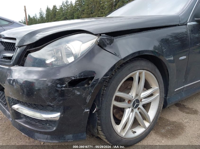 2012 Mercedes-Benz C 250 Luxury/Sport VIN: WDDGF4HB3CR213346 Lot: 39516771