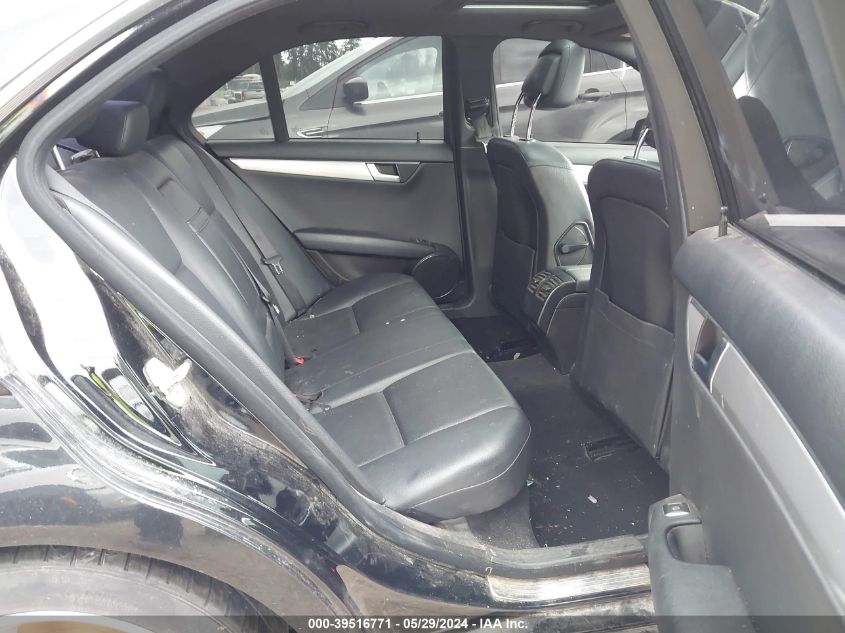 2012 Mercedes-Benz C 250 Luxury/Sport VIN: WDDGF4HB3CR213346 Lot: 39516771