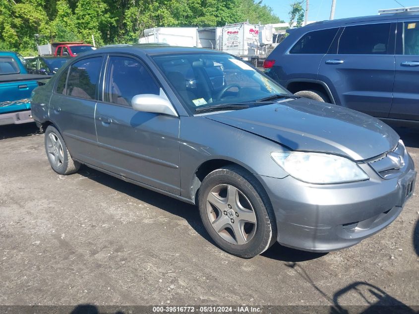 2005 Honda Civic Ex VIN: JHMES26765S000949 Lot: 39516772