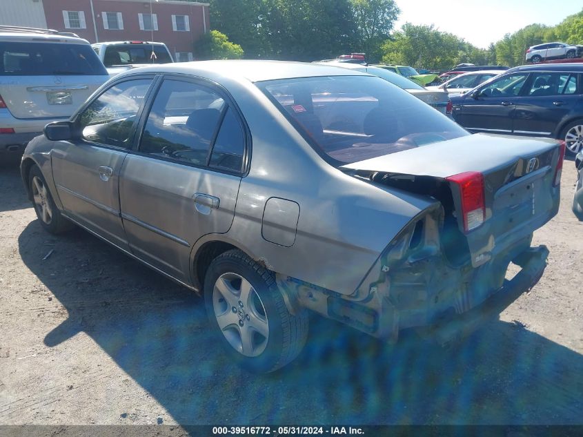 2005 Honda Civic Ex VIN: JHMES26765S000949 Lot: 39516772