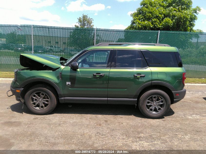 2023 Ford Bronco Sport Big Bend VIN: 3FMCR9B62PRE37321 Lot: 39516773