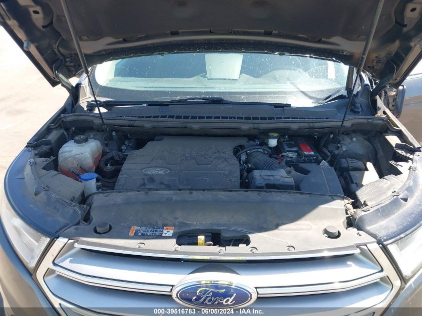 2015 Ford Edge Sel VIN: 2FMTK3J86FBB77698 Lot: 39516783