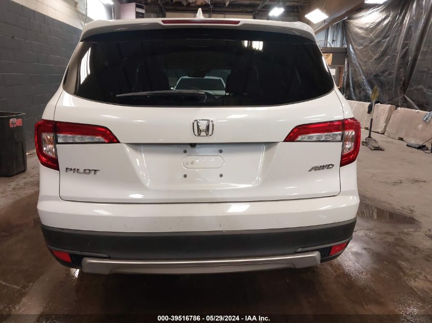 2021 Honda Pilot Awd Ex-L VIN: 5FNYF6H59MB032599 Lot: 39516786