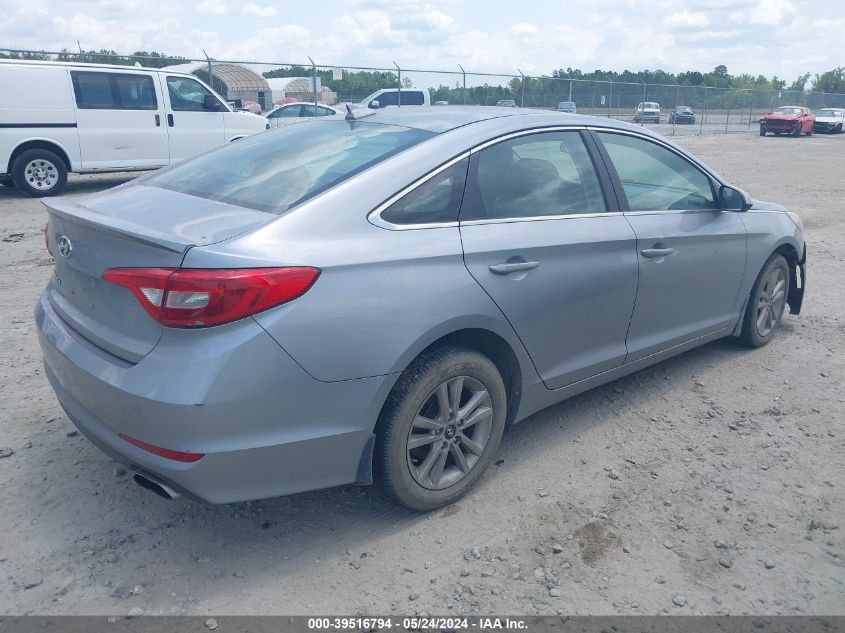 2015 Hyundai Sonata Se VIN: 5NPE24AF4FH145113 Lot: 39516794