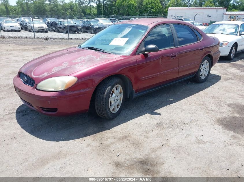 2007 Ford Taurus Se VIN: 1FAFP53U77A158458 Lot: 39516797