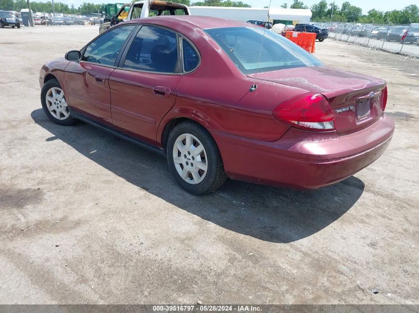 2007 Ford Taurus Se VIN: 1FAFP53U77A158458 Lot: 39516797