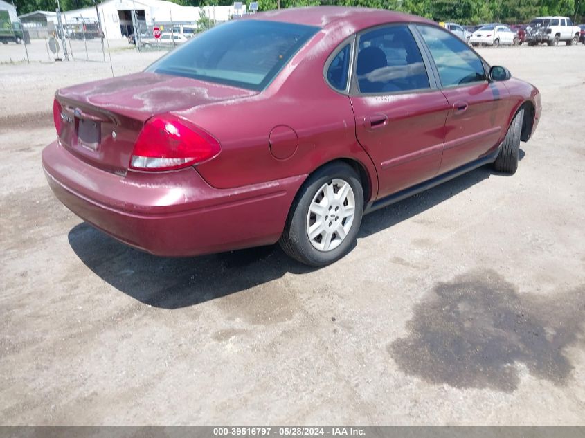 2007 Ford Taurus Se VIN: 1FAFP53U77A158458 Lot: 39516797