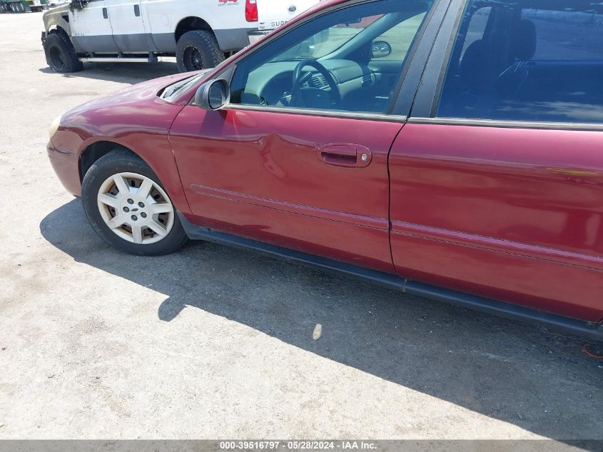 2007 Ford Taurus Se VIN: 1FAFP53U77A158458 Lot: 39516797