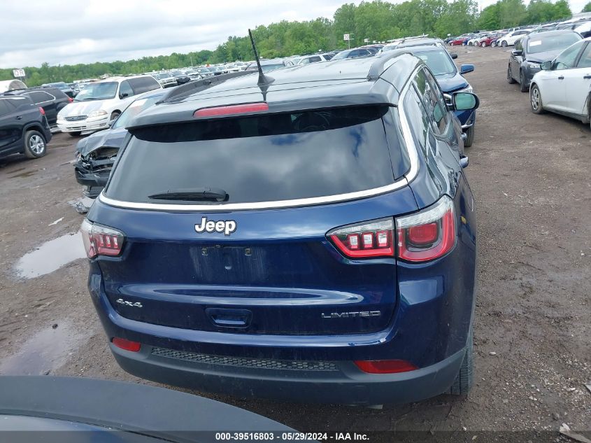 2020 Jeep Compass Limited 4X4 VIN: 3C4NJDCB4LT223740 Lot: 39516803